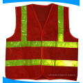 Orangenfarbenes Mesh-Hi-Visibility-Sicherheitsbekleidung